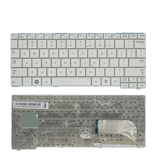 Clavier Russe N150 Touches Blanches Confortables pour Saisie Fluide Ordinateur NB30 N143