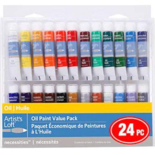 MICHAELS 24 Color Oil Paint Value Pack by Artist's Loft™ Necessities™