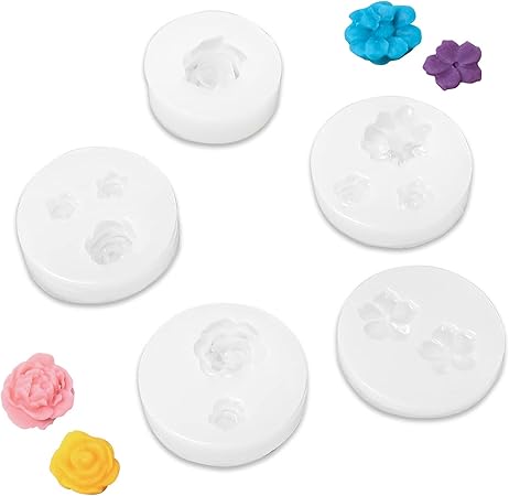 Amazon Co Jp レジン モールド シリコンモールド 花 ５個セット シリコン製 Uvレジン 型 レジンモールド Diy ハンドメイド アクセサリー 作成にご活用くださいませ シリコン モールド Le Coeur ホビー