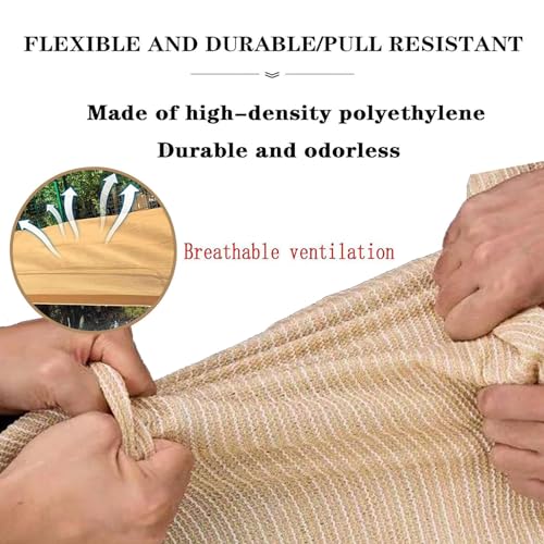 Solution d'ombrage d'extérieur beige anti-chaleur pour pergola et terrasse - 6