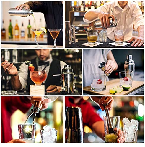 Set Cocktail Coctelera Boston Acero Inoxidable 20 Piezas miniatura 5
