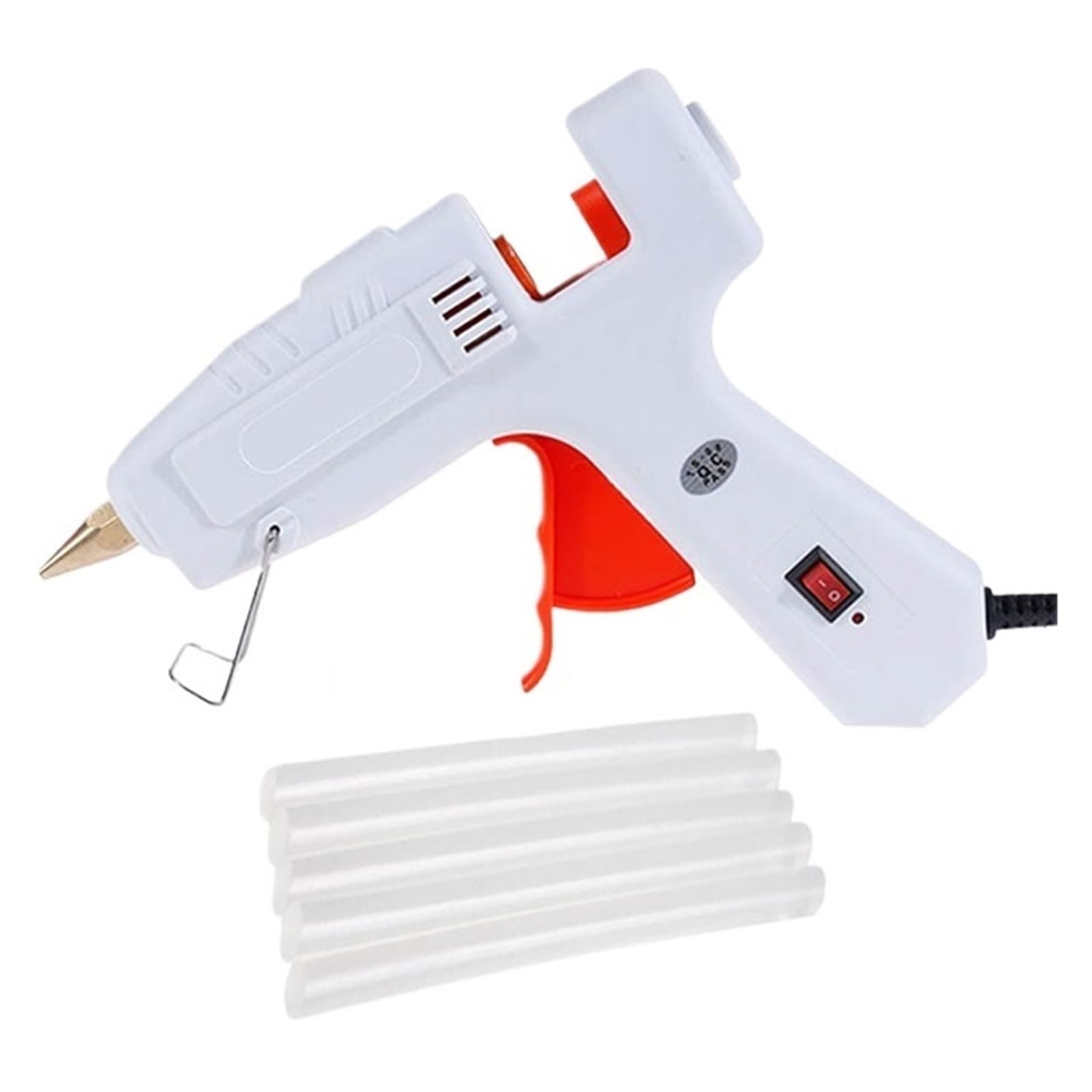 80 W pistolet do klejenia na gorąco pistolet do klejenia na gorąco z klejem 11x200mm przemysłowy DIY pistolet do klejenia na gorąco pistolet do naprawy pistoletów