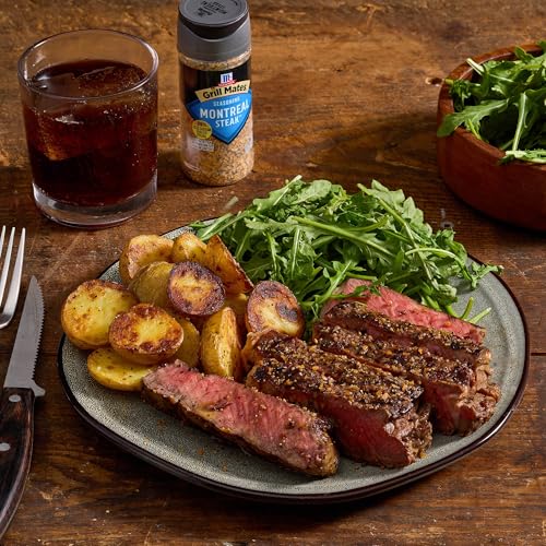 Image of McCormick Grill Mates 25% Less Sodium Montreal Steak Seasoning, 3.18 oz