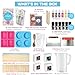 Soap Making Kit with Melt & Pour Base, Cutting Box, Molds, Fragrances - for Adults & Kids by Prime Creations.