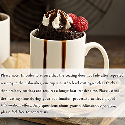 Tanglong Sublimation Mugs Sublimation Mugs Blank Tazas Para Sublimacion White Ceramic Sublimation Cups Bulk Mugs For Coffee Soup Tea Milk Latte Hot Cocoa 11 Oz Set Of 12 #TOP6