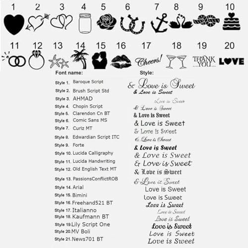 Éventail personnalisable pour mariage champêtre et cadeau d'invités chic x80 - 2