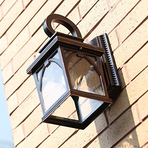 Lampe murale extérieure E27 étanche avec large diffusion lumineuse pour grand balcon - 3