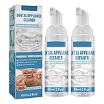 KOAHDE Clear Retainer Cleaner,Retainer Stain Removal Foam,Teeth Aligner Foam,Aligner Cleaner,Whitening Foam for Aligners Clear Retainer,Retainer Cleaner Aligner Cleaner,Retainer Whitening Foam,2PC