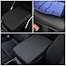 INTGET for 2025 Mazda CX5/CX-5 Accessories Center Console Cover for Mazda CX5 2025 2024 2023 2022 2021 2018 2019 2020 Leather Car Armrest Arm Rest Box Lid Dog Seat Protector(Black)