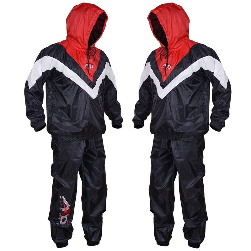 ARD Champs Heavy Duty Sweat Suit track Suit Sauna Exercise Gym Suit Fitness Weight Loss Anti-Rip New (7XL)