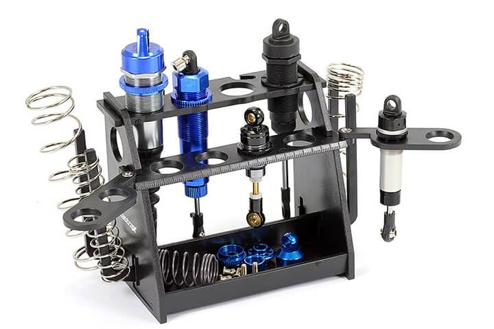 Fastrax RC Car Shock Absorber Build Station Plus - Black