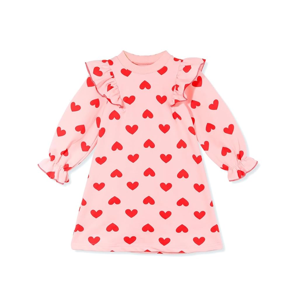 ワンピース uhr heart mom dress pink 5-6y uhr heart mom dress pink 5-6y - メルカリ