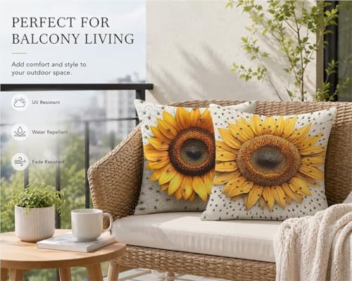 Lin coussin extérieur imperméable 60x60 blanc haut de gamme avec zip - 7