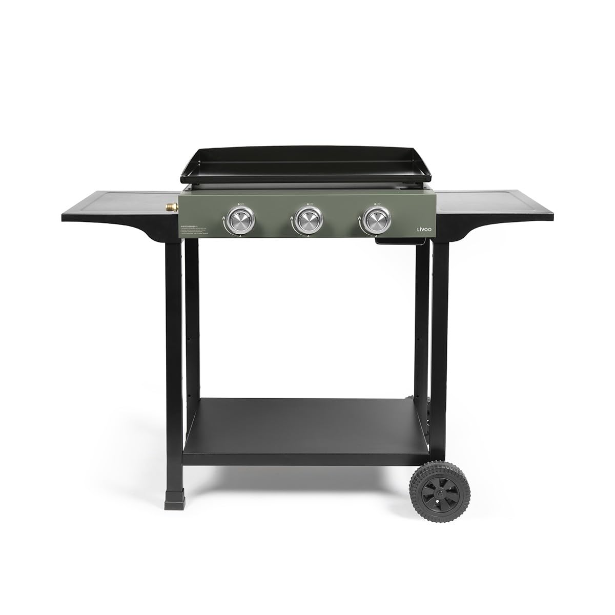 Plancha Gaz 7500W Plaque Acier Émaillé 62x34,5cm DOC326