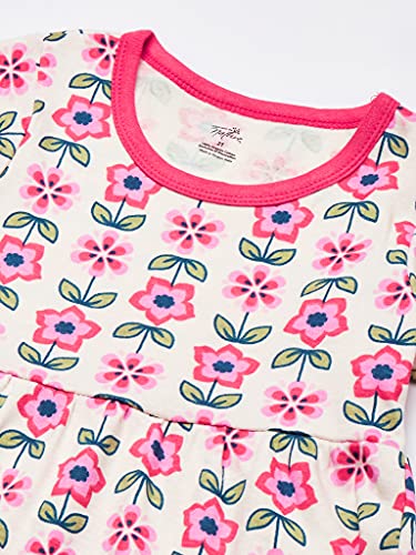 Touched By Nature Girls, Toddler, Baby And Womens Organic Cotton Short-Sleeve And Long-Sleeve Dresses, Flower Short Sleeve, 3-6 Months #TOP2