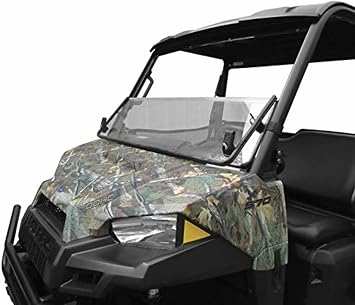Seizmik UTV Versa-Fold Windshield Compatible with Polaris Midsize Pro-Fit Ranger 2015-2022 UTV Models | Hard Uncoated Polycarbonate | All Terrain Windshield | Side by Side Accessories