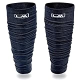 Loudmouth Football Leg Sleeves (Black, One Size)
