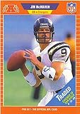 1989 Pro Set #478b Jim McMahon San Diego Chargers (Traded banner/on card front) NFL Football Card MINT