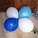 EUFARS 12 Inch Blue, Light Blue and White Balloons - 100 Pack for Balloon Arch, Birthday, Wedding Party Decorations