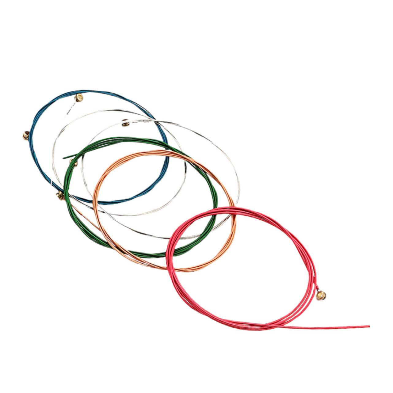 BESTonZON 24pezzi Corde Per Chitarra Folk Acciaio Di Sostituzione Per Strumenti Musicali Suono Eccezionale e Tensione Standard Accessori Per Amanti Della Musica