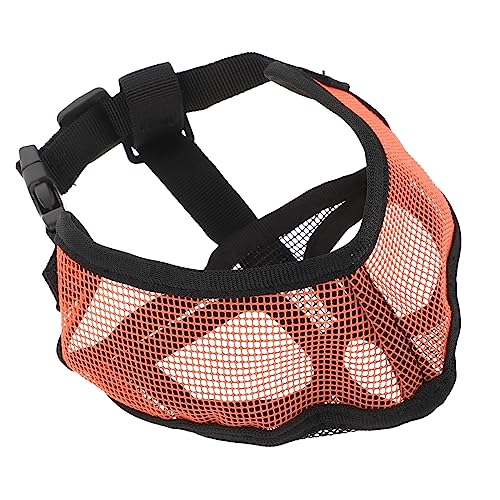 SUPVOX Breathable Adjustable Dog Muzzle for Barking and Chewing Prevention Lightweight Pet Mask for Dogs Comfortable Fit Strap for Gentle