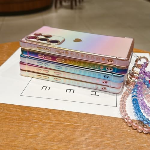 Coque Samsung S23 Ultra cœur chaîne cristal antichoc Edge 5G