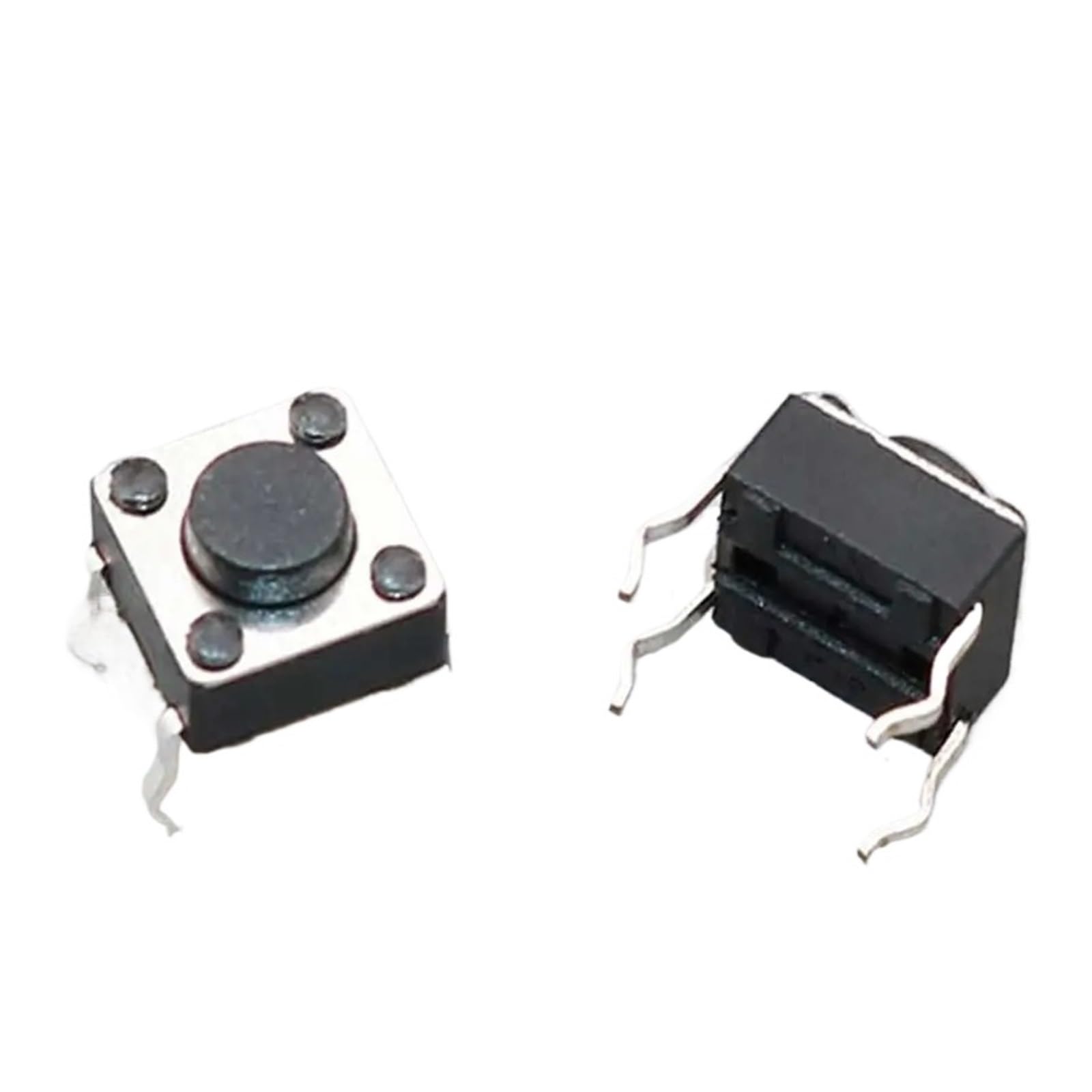 KUKEUC77Q 100PCS 6x6 Micro Switch Panel PCB Momentary Tactile Tact Mini Push Button DIP 4Pin 6x6x5 6 * 6 * 4.3 5 6 7 8 9-21MM(6x6x4.3mm)