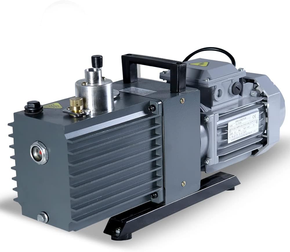 HNZXIB 8CFM Oil-sealed Rotary Vane Vacuum Pump for Remove Dry Gas from the Sealed Container（110V/60HZ）