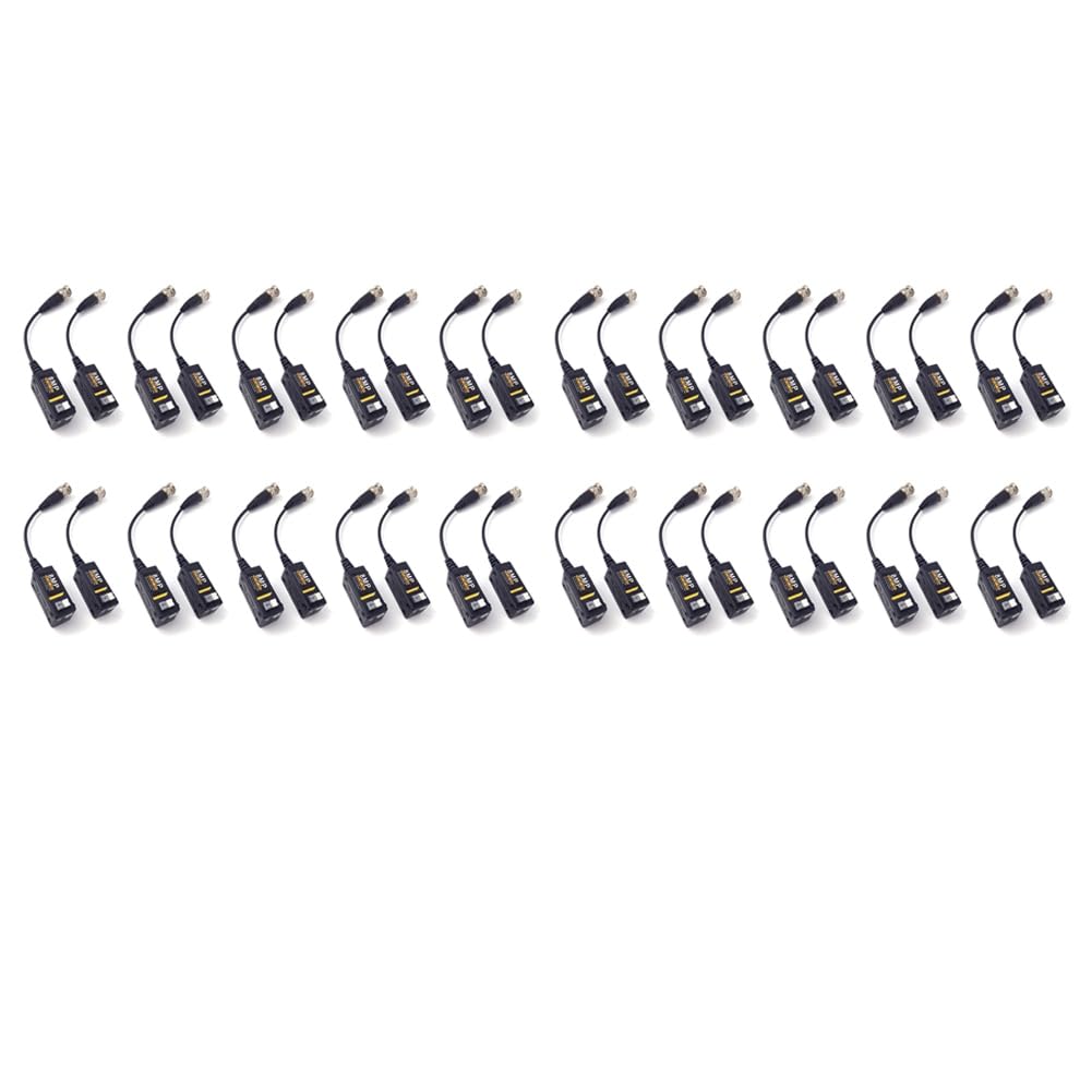 Greohnmpaw 20 Pairs Hd Bnc Video Balun 8Mp 1080P 720P Transceivers Utp Cat5 Hd Cvi Tvi Ahd For Camera