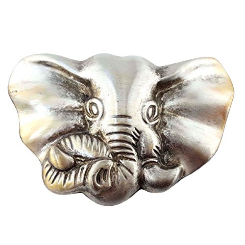 Axesoria Brushed Silver finished Elephant Buckle