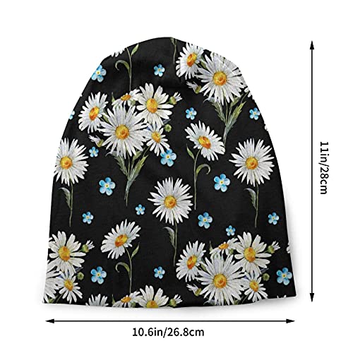 Daisy Beanie Hat Adult Skull Cap Warm Slouchy Knit Hat Headwear Gift For Men Women #TOP3