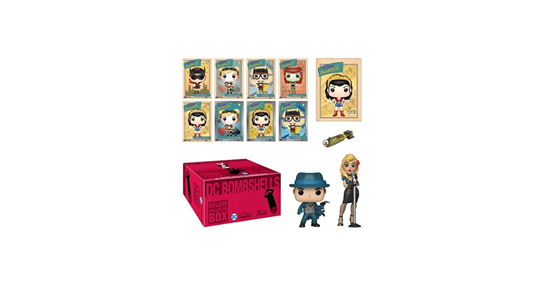 Amazon.com: Funko DC Bombshell Deluxe Set Batman Bombshell