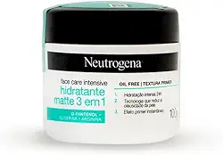 Neutrogena Hidratante Facial Matte 3 em 1 Face Care Intensive, 100g