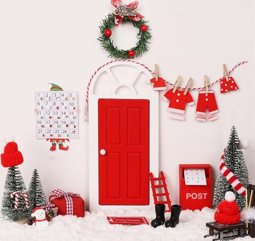 Wichteltür Rot Zubehör Set - 30 Teile