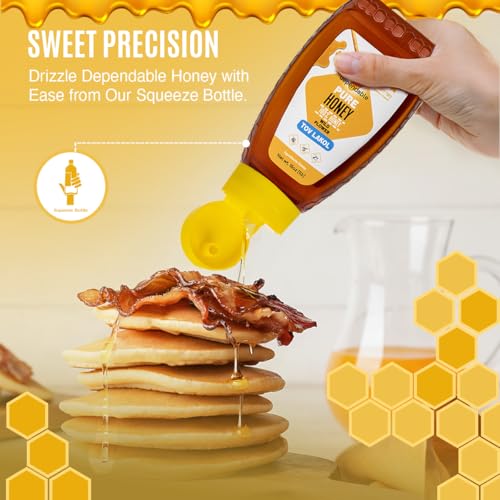 Honey Raw Dependable Food 16 oz botella exprimible miniatura 6