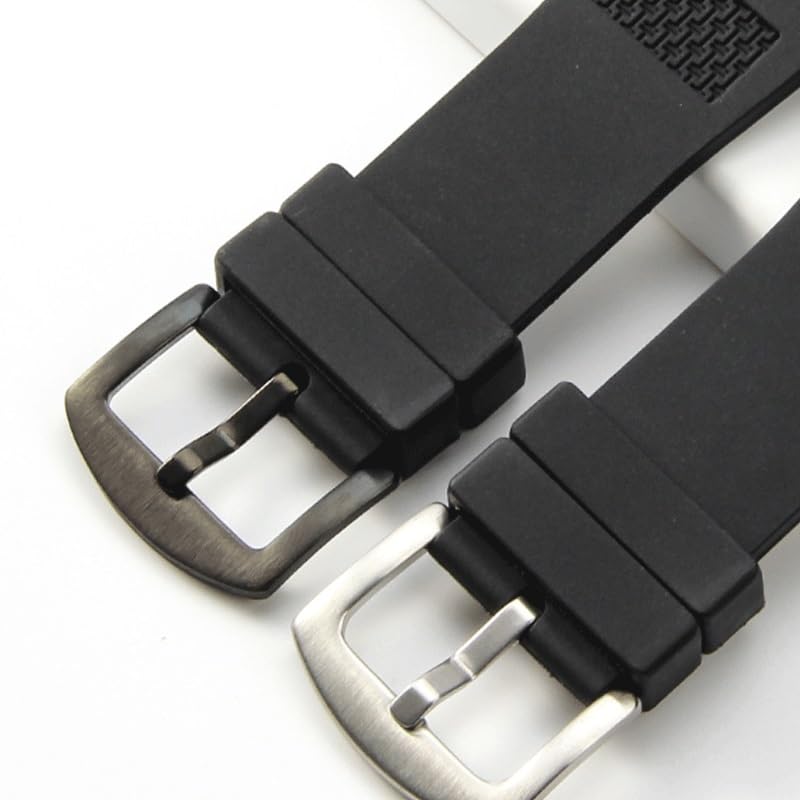 Bracelet de montre en silicone for, compatible avec les accessoires 30 x 16 mm