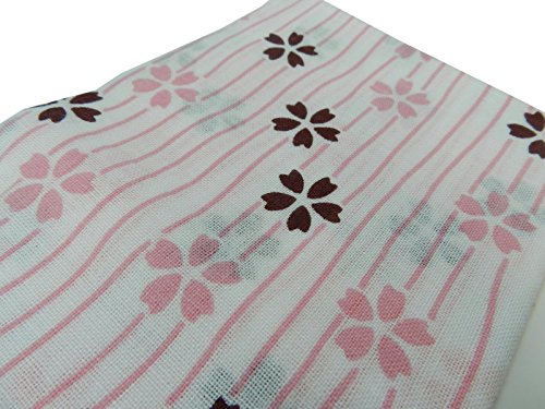 日本手ぬぐい　流水桜　日本製 　とっても便利