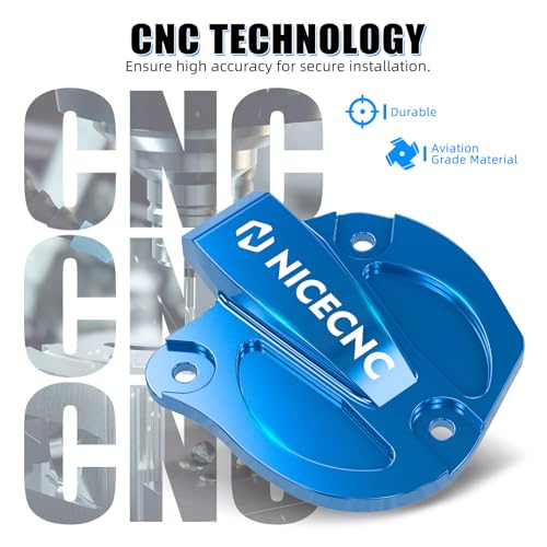Image of NICECNC Blue Throttle Cover Cap Guard Protector Aluminium Compatible with Yamaha Raptor 700 YFM700 2013 2015-2026, Raptor 700R YFM700R 2009 2011-2026, See Fitments