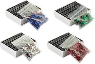 Wheaton W225173-0304 Borosilicate Glass Writing Patch Crimp Top E-Z Vial, with 0.002 PTFE/0.036 Silicone/0.002 PTFE Lined 11mm Aluminum Seal, Amber/Blue (Case of 100)