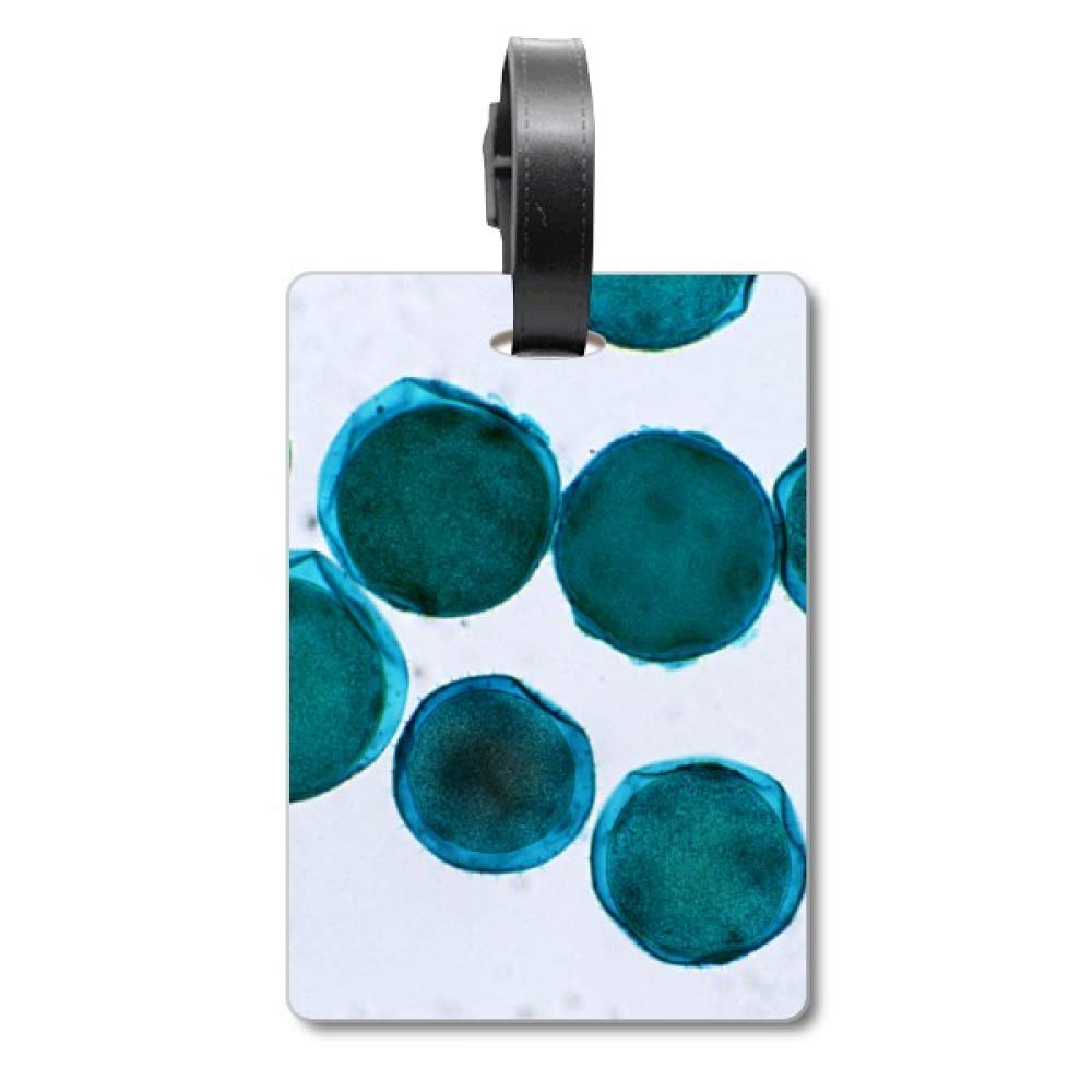 Étiquette de valise Blue Creature motif cellule pour voyage