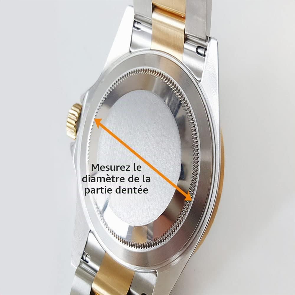 Kits d'outils de réparation de montres, ensemble d'outils de réparation de matrices de clé de décapage de couvercle de boîtier arrière de montre pour Rolex Oyster