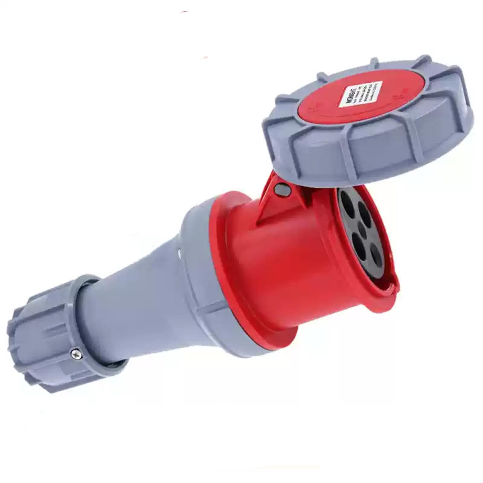 SSDXFJZR IEC60309 Waterproof Industrial Activity Female Plug 4Pin 125A 380-415V 3P+E Flame Retardant IP67