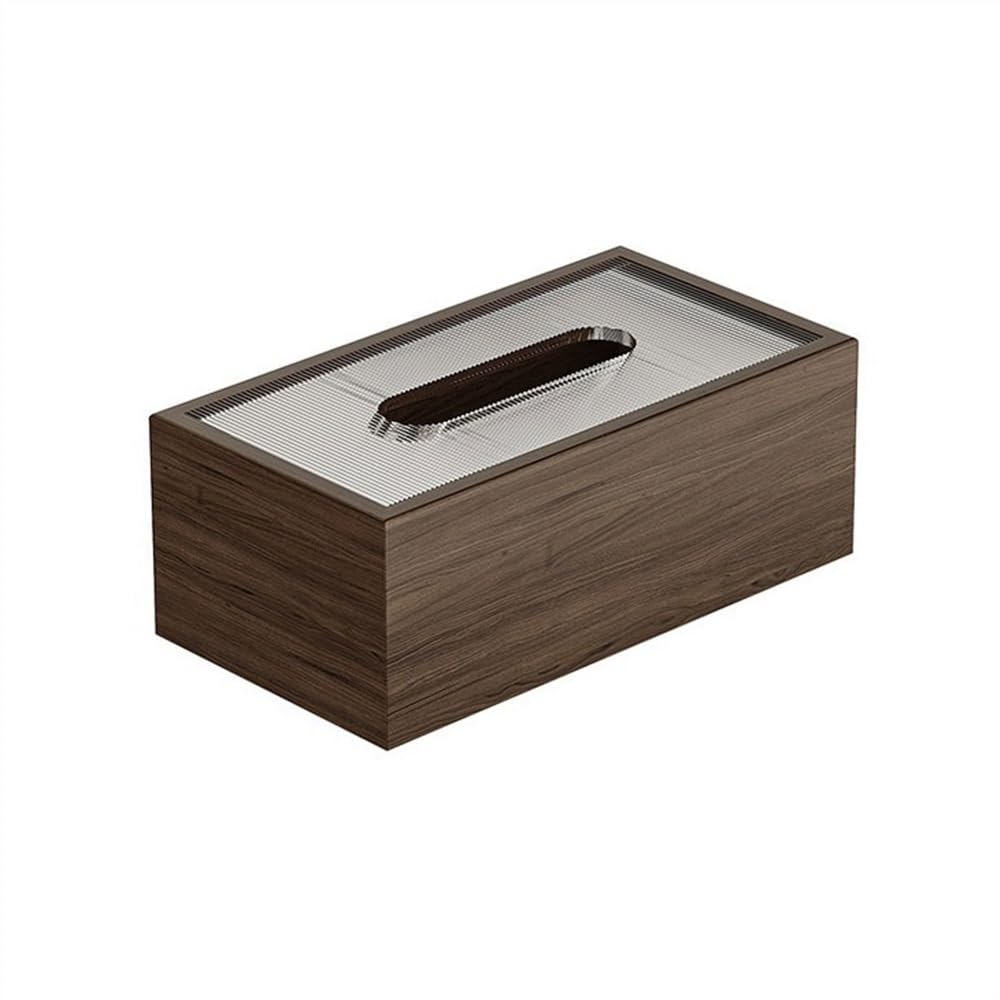 Tissue Box Living Room Walnut Paper Household Storage Restaurant Hotel Acrylic Napkin Easy Ues