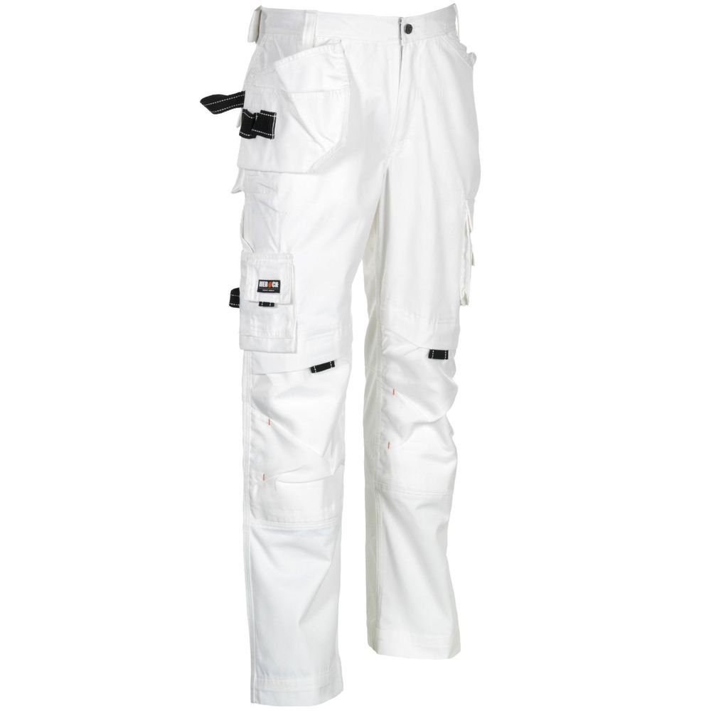 Herock Men's White Dagan Trousers - 44