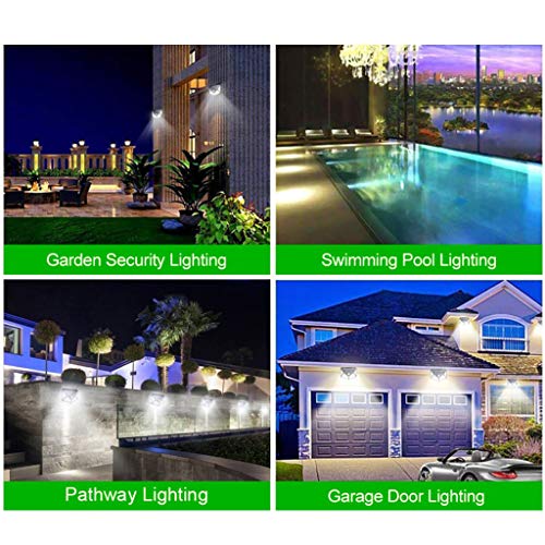 Serenable IP65 Impermeável Ao Ar Livre Luz Solar Segurança Quintal - 2pcs