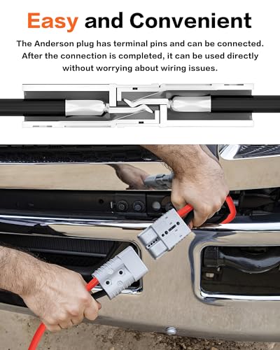 Conector rápido de batería Anderson 175A IZTOSS con terminales de cobre sólido 2