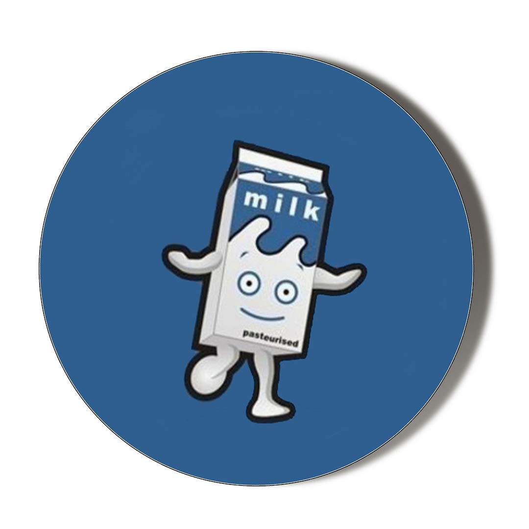 Gift Insanity Blue Milk Carton 77Mm Fridge Magnet