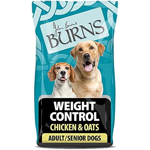 Burns Pet Nutrition Hypoallergenic Complete Dry Dog Food Adult and Senior Dog Weight Control Chicken and Oats 12 kg Cover