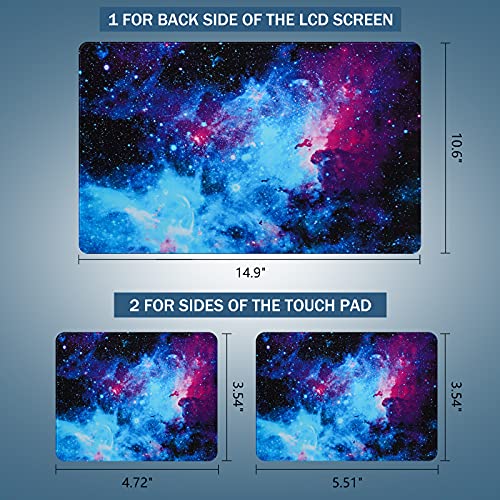 Laptop Notebook Skin Sticker Cover Decal Fits 12 13 13.3 14 15 15.4 15.6 Inch Laptop Protector Notebook Pc | Easy To Apply, Remove And Change Styles (Galaxy) #TOP1