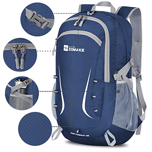Faltbarer Rucksack ZOMAKE 40L Leicht, Wasserdicht, Vielseitig